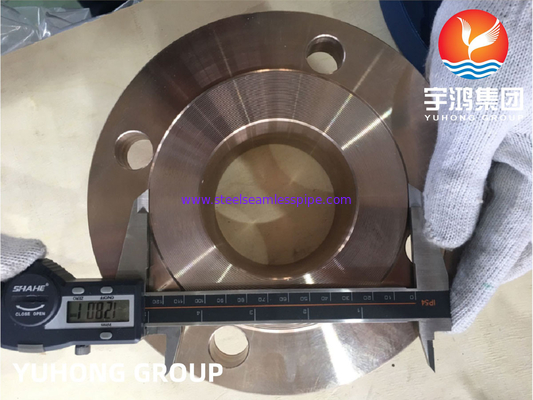 B151 C70600 Copper Nickel Forged Flange Weld Neck Rised Face B16.5 For Pipe Connection