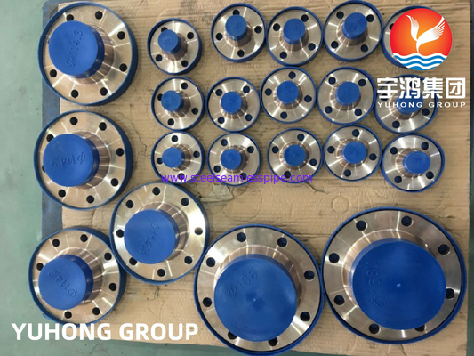 B151 C70600 Copper Nickel Forged Flange Weld Neck Rised Face B16.5 For Pipe Connection