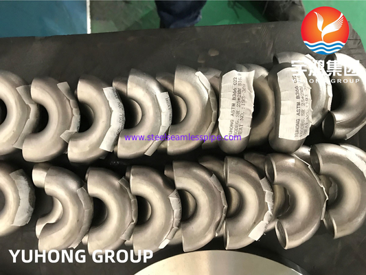 ASTM B366 Hastelloy C22 180 Degree Elbow Alloy Steel Pipe Fittings