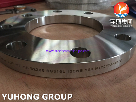 SLIP ON FLANGE F316L FOR SHIPYARD JIS B2220 SOP-FF FLANGE  DIN2573 DIN2576 SOFF FLANGE PN6 PN10 PN16 —— 15 DAYS DELIVERY