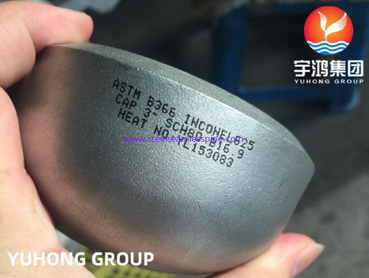 ASTM B366 UNS NO6625/Inconel 625 Cap DIN 2.4856 Butt Weld Fitting B16.9