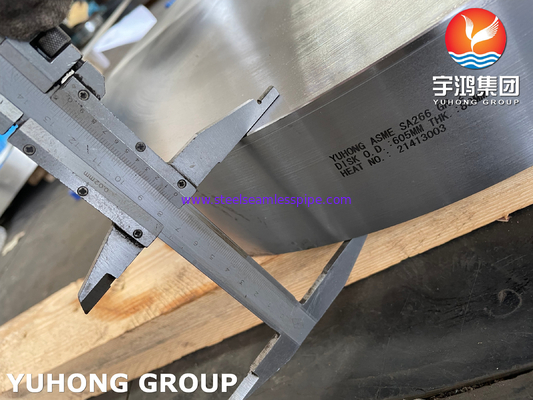 Stainless Steel Disc ASME SA965 F304 Disk Round Plate For Heat Exchanger