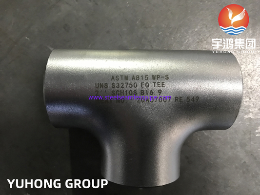 DUPLEX STEEL BUTT WELD FITTING ASTM A815 WPS32750 TEE/REDUCER/ELBOW BW B16.9