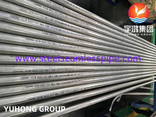 HASTELLOY C22 NICKEL ALLOY PIPE SEAMLESS ASTM B163  DIN2.4605 B161 N06022