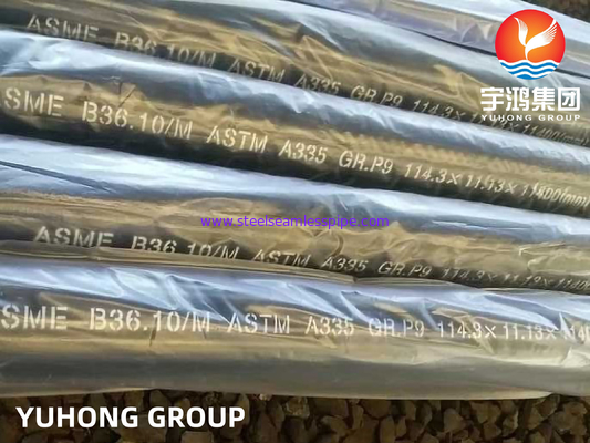 ASTM A335 ASME SA335 P9 P11 P12 P22 Alloy Steel Seamless Tubes