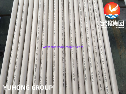 ASTM A312 TP316L Stainless Steel Pipe For Marine Application سلس