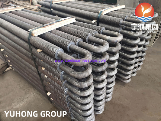 Carbon Steel U Bend HFW Finned Tube ASTM A106 Gr.B For heat exchanger