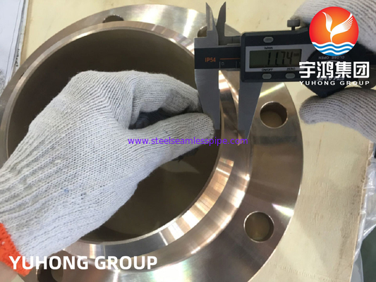 B151 C70600 Copper Nickel Forged Flange Weld Neck Rised Face B16.5