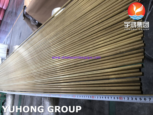 DIN 17660 Aluminum Brass Tube CuZn 20Al2  Copper Alloy Seamless Tube