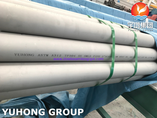 ASTM A312 TP304 Stainless Steel Seamless Pipe Cold Rolled Pickled And Annealed