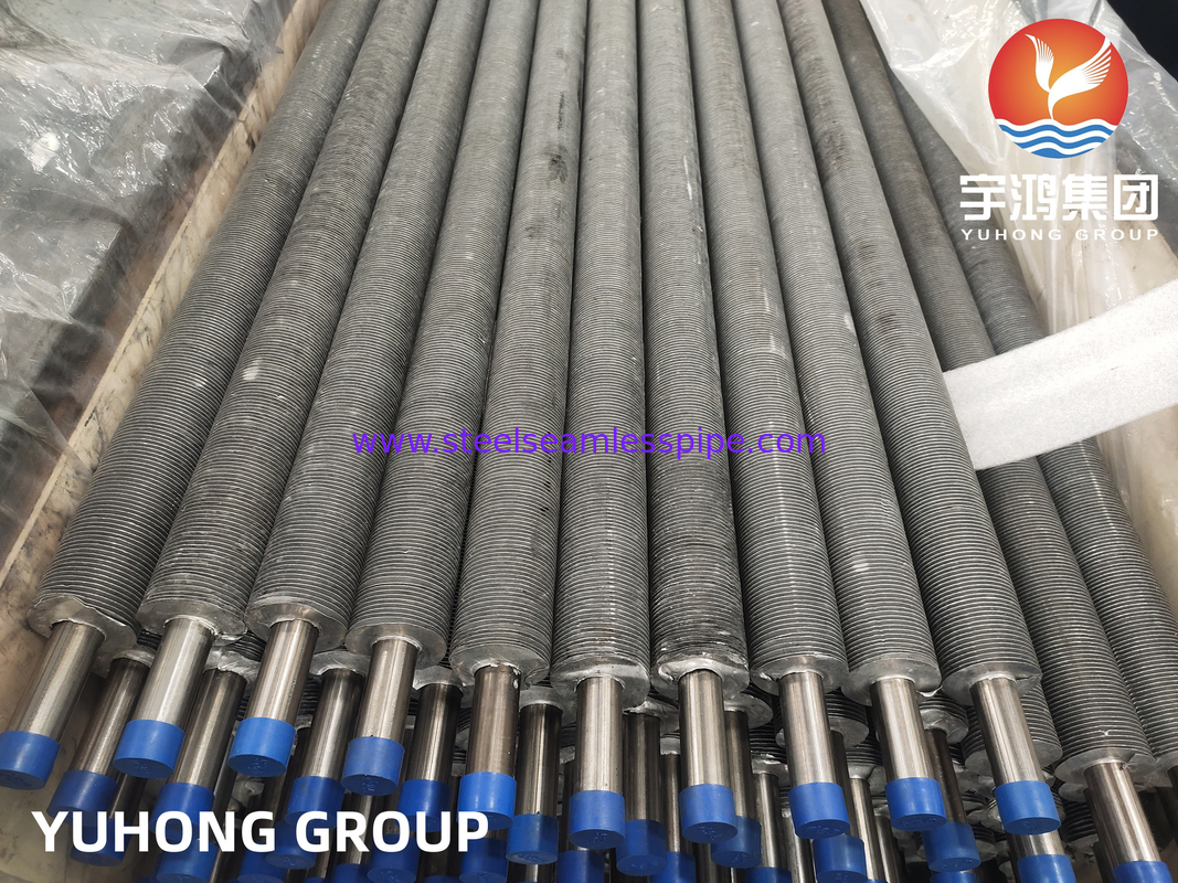 ASME SA249 TP304 Stainless Steel Extruded Fin Tube for Air Cooler Heat Exchanger