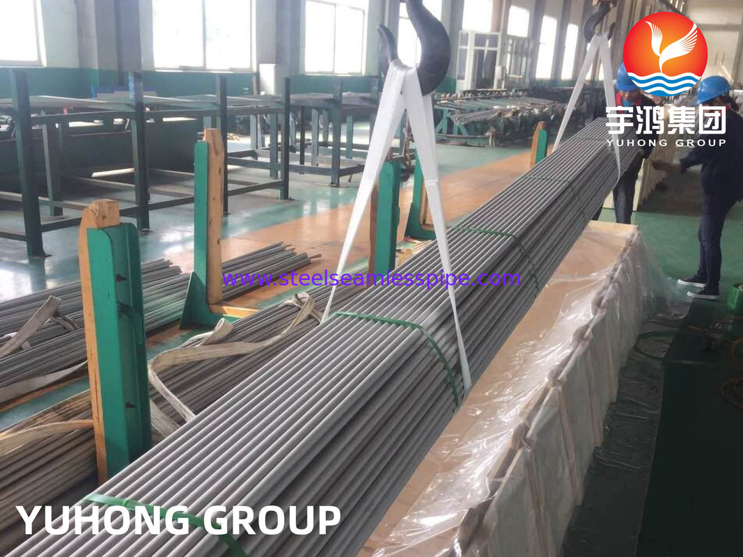 Stainless Steel Seamless Tube ASTM A 213 TP304/304L , TP316L , TP310S, TP316Ti, TP321/321H , TP347 , TP317 High Strength For Heat Exchanger  Heating  Boiler Application