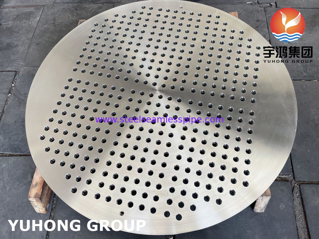 ASTM A182 F316L Stainless Steel Tubesheet for Shell and Tube Heat Exchangers