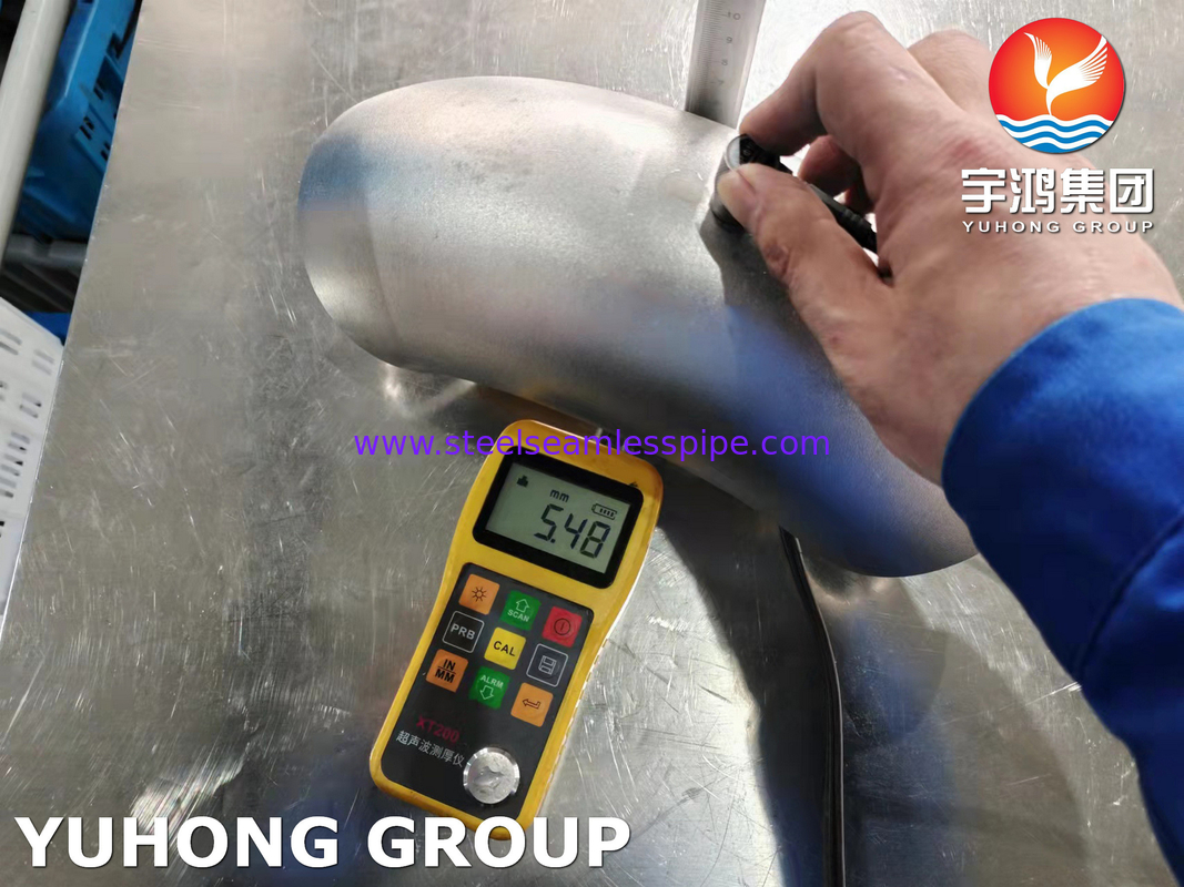 ASTM A403 WP304H-S 90 LR Elbow Butt Weld Pipe Fitting Ultrasonic Test