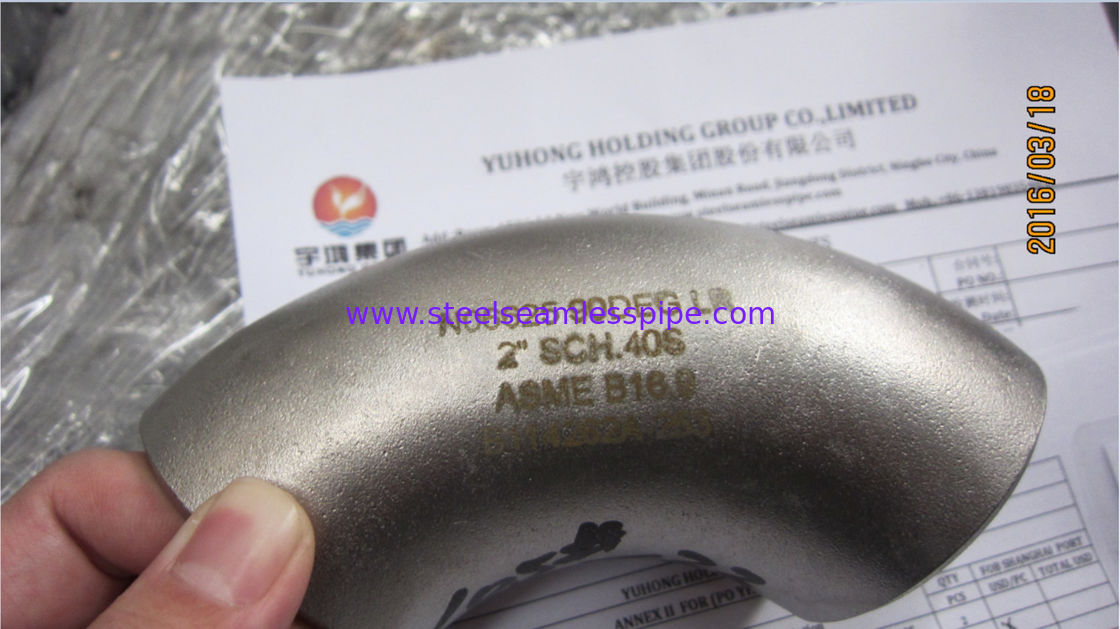 Butt Weld  Inconel Alloy Fitting ASTM B366 Alloy 625 Elbow  Tee  Reducer  Cap  With B16.9