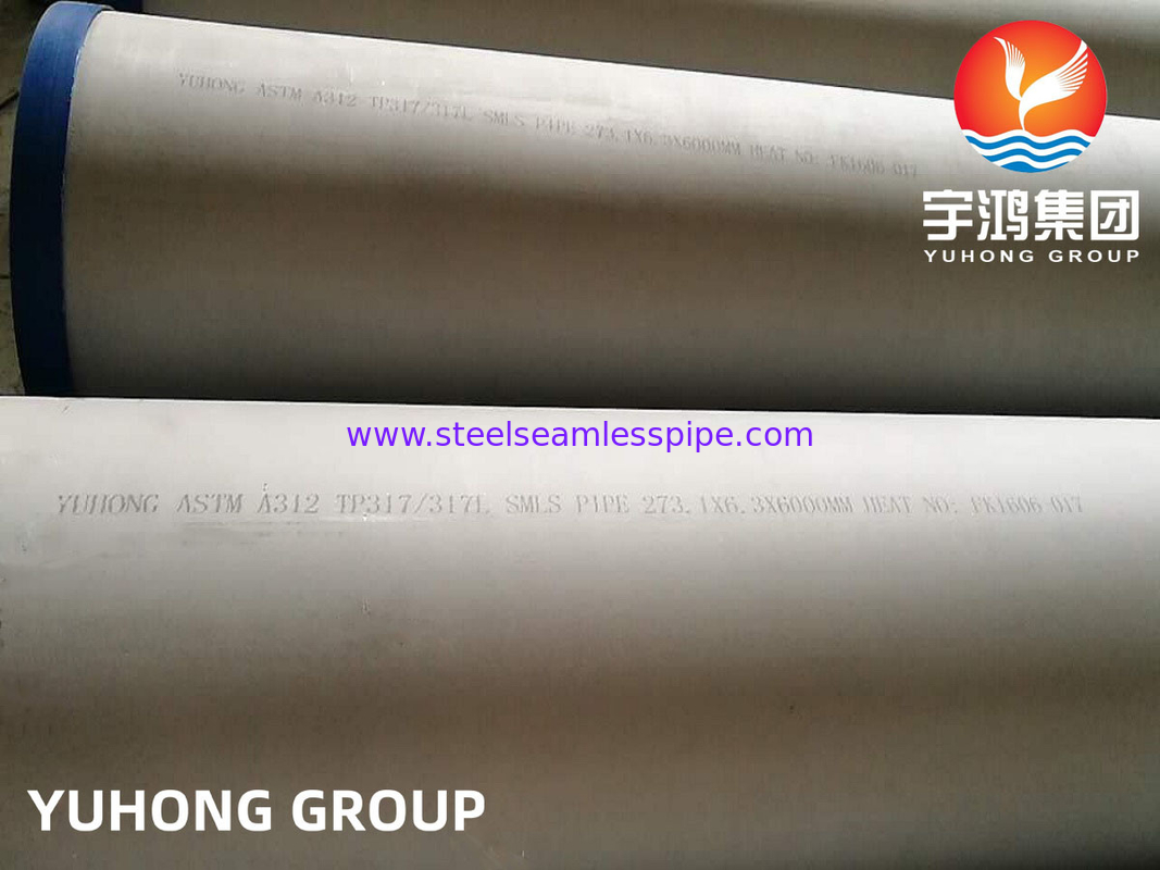 Stainless Steel Seamless Pipe ASTM A312  TP317L  Food processing equipment