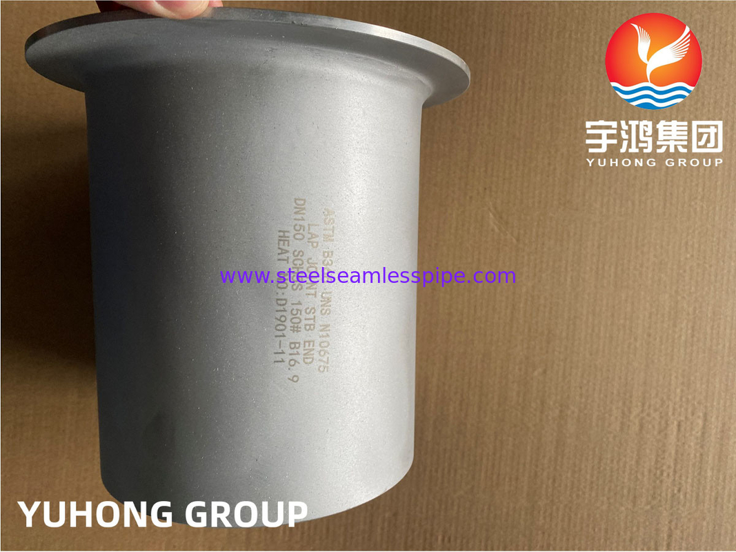 Hastelloy Pipe Fittings, ASTM B366 UNS N10675 / Alloy B3 / DIN 2.4600 Stub End