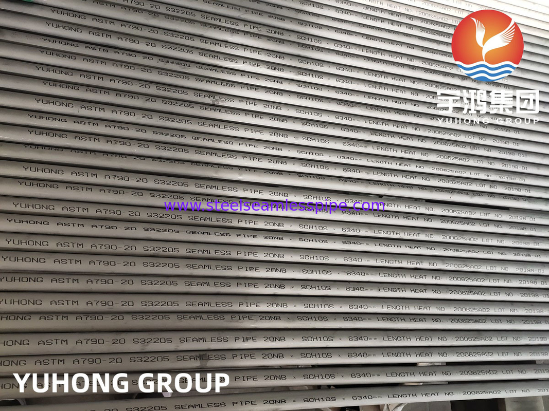 ASTM A790 S32205 Duplex Stainless Steel Tube For Gas Oil Chemical Processing