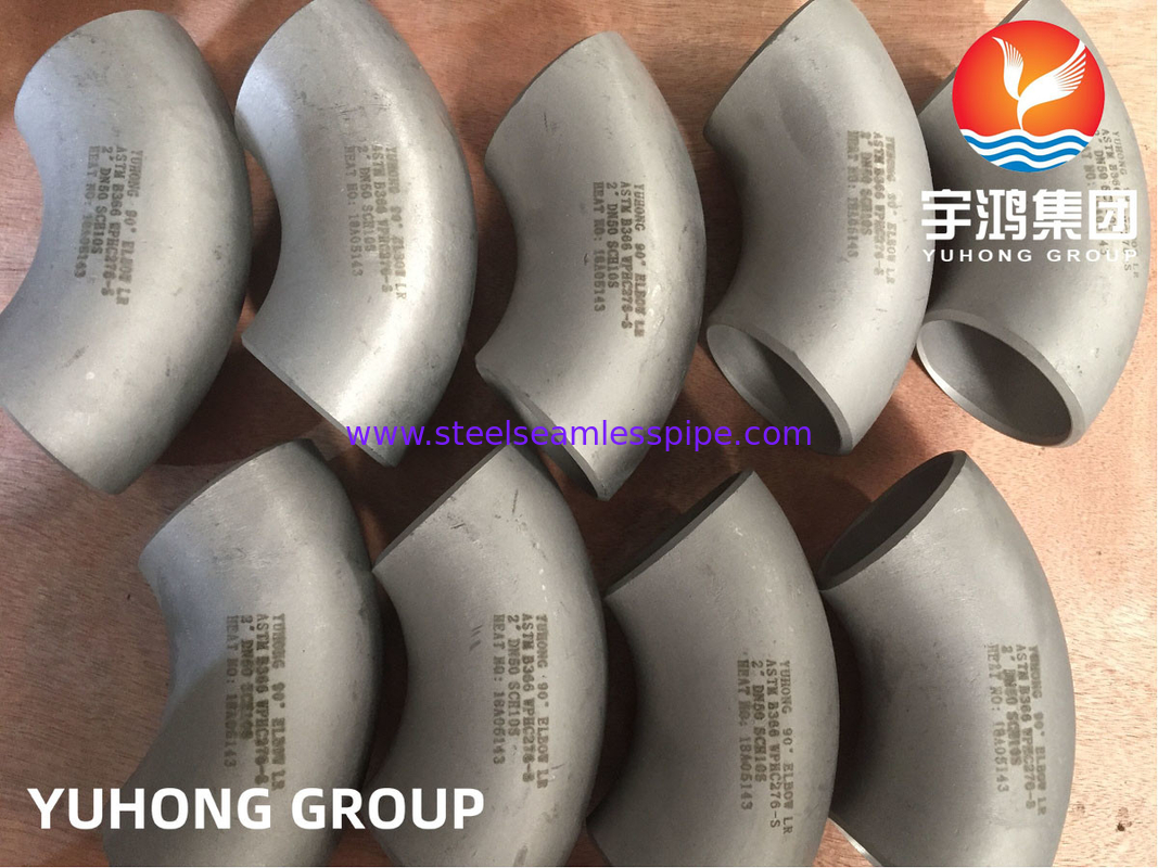 Hastelloy C276 Pipe Fittings ASTM B366 UNS N10276 / DIN 2.4819 90 DEG. Elbow