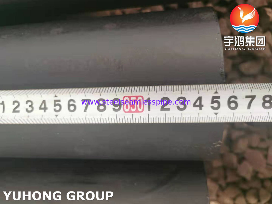 Boiler Tube ASTM A213 Grade T5 Alloy Steel Seamless Tube Black Painted For Boiler