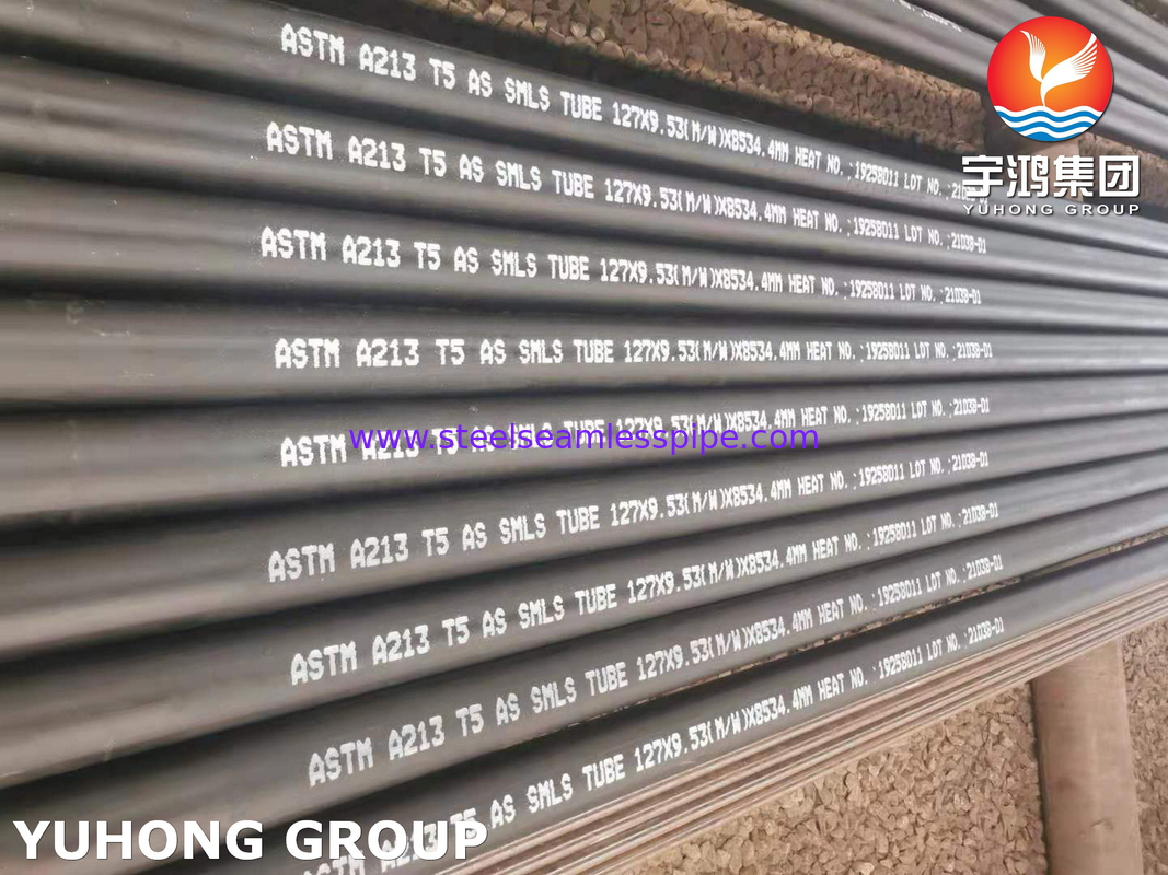 ASTM A213 / ASME SA213 T5 Alloy Steel Seamless Tubes 1" 12 BWG 20FT,6M/PC,12M/PC
