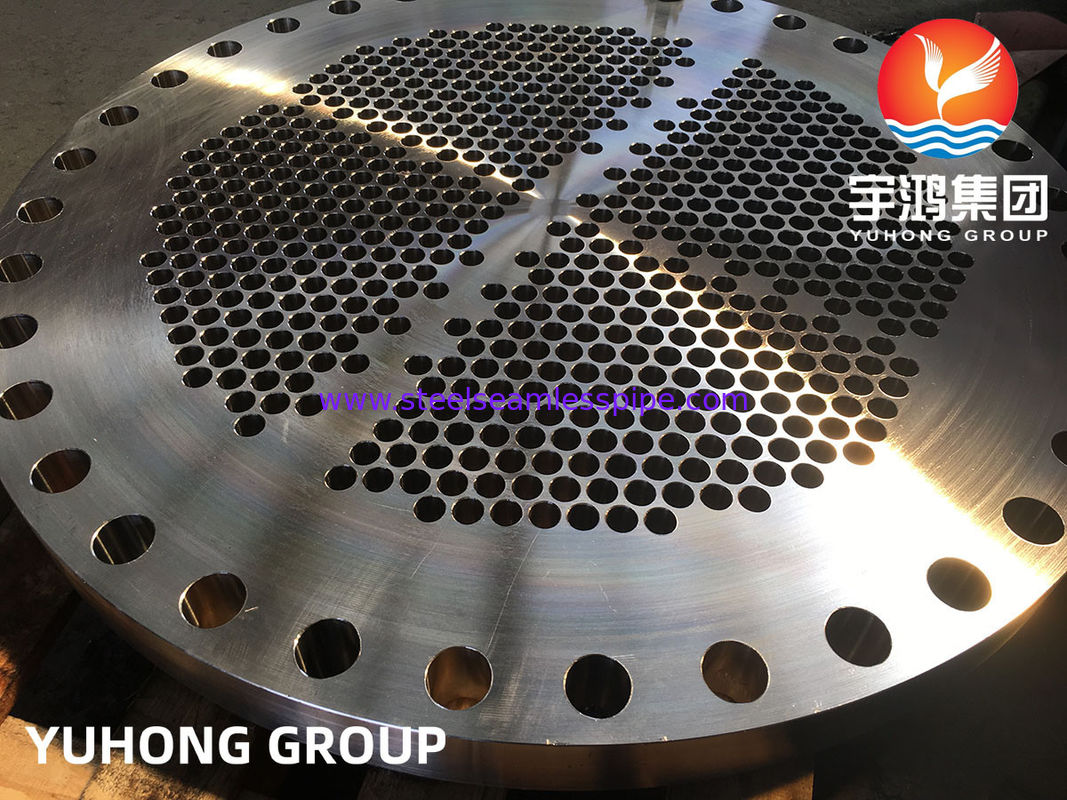 ASTM A182 F316L 1.4404 Stainless Steel Tube Sheet مبادل حراري