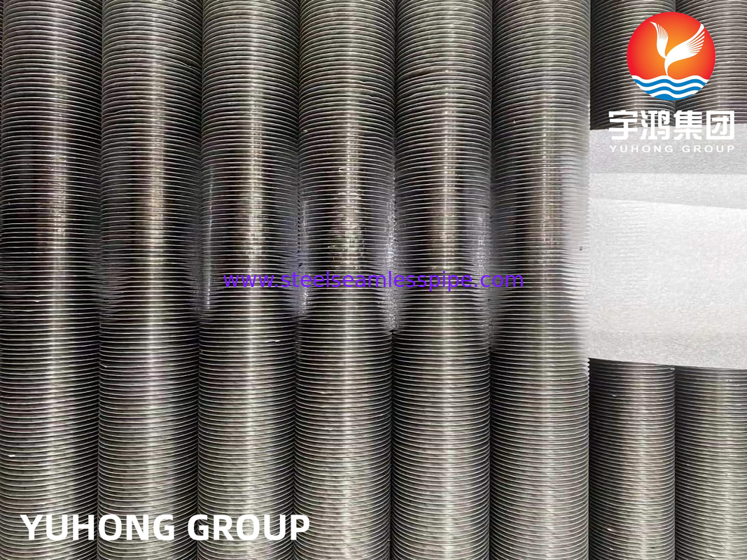 ASME SB163 UNS N04400 Nickel Alloy Embedded G Type Fin Tube With Aluminum Fins