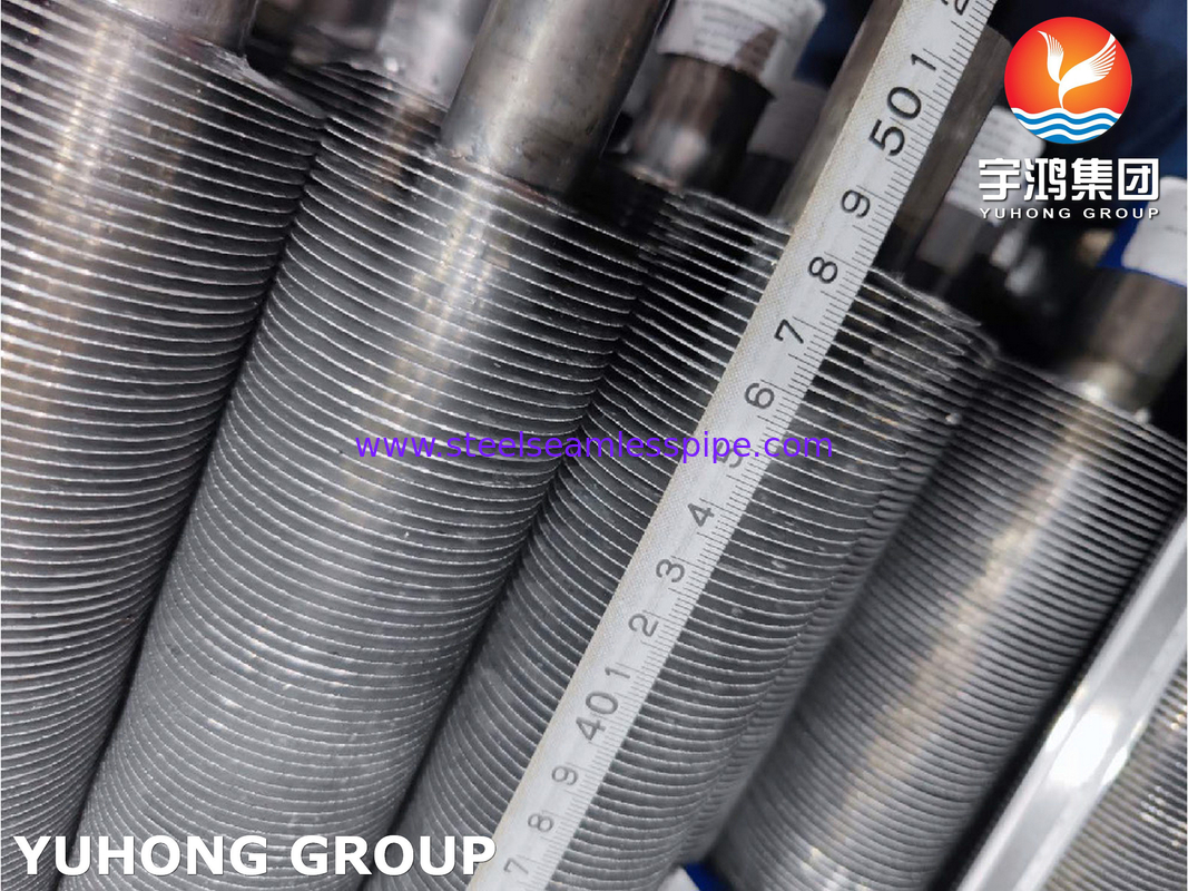 ASTM A192 / ASME SA192  Seamless Tube  with Aluminum AL1060 Extruded Fin Tube Air Cooling Application