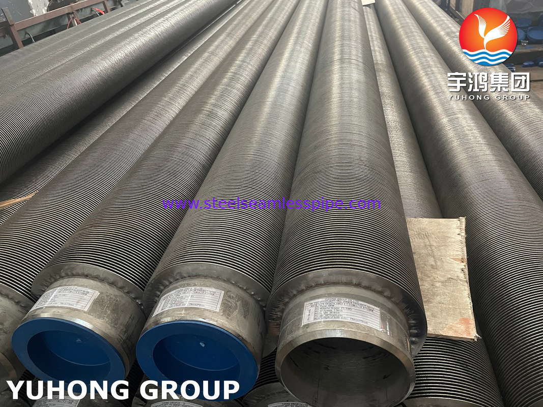 Heat Exchanger Fin Tube, ASTM A106 Gr.B Carbon Steel High Frequency Welded Finned Tube