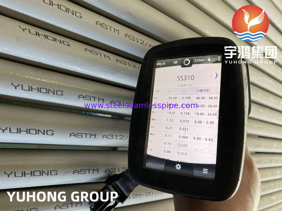 ASME SA2312 TP310S | ASTM A312 TP310S TP310H 310S 310MoLN Stainless Steel Pipe For Oil and Gas Industrial
