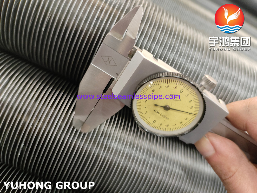 ASTM A179 Carbon Steel Embedded G Type Fin Tube For Heat Exchanger Pull Test Available