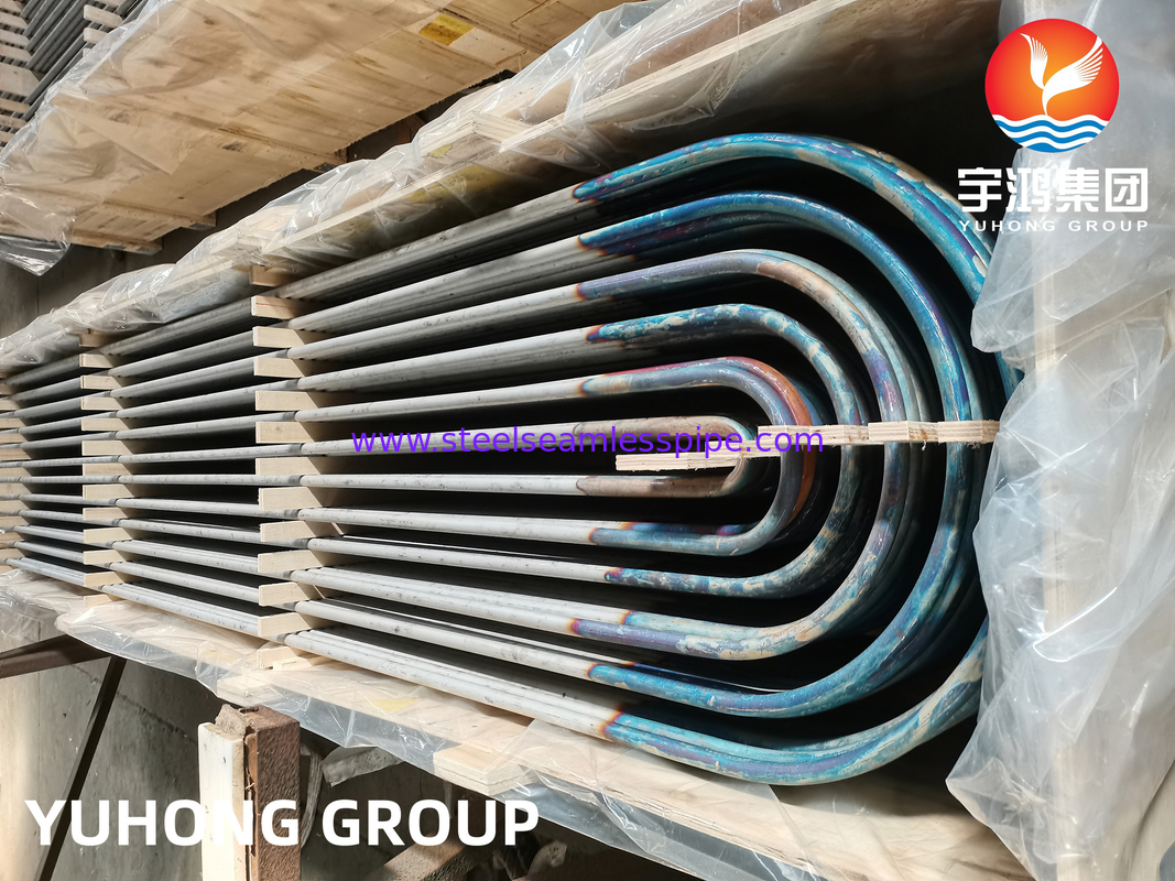 ASTM A213  TP316Ti Stainless Steel Seamless U Bend TubE, 100% Hydrostatic Testing， Heat Exchanger Tube