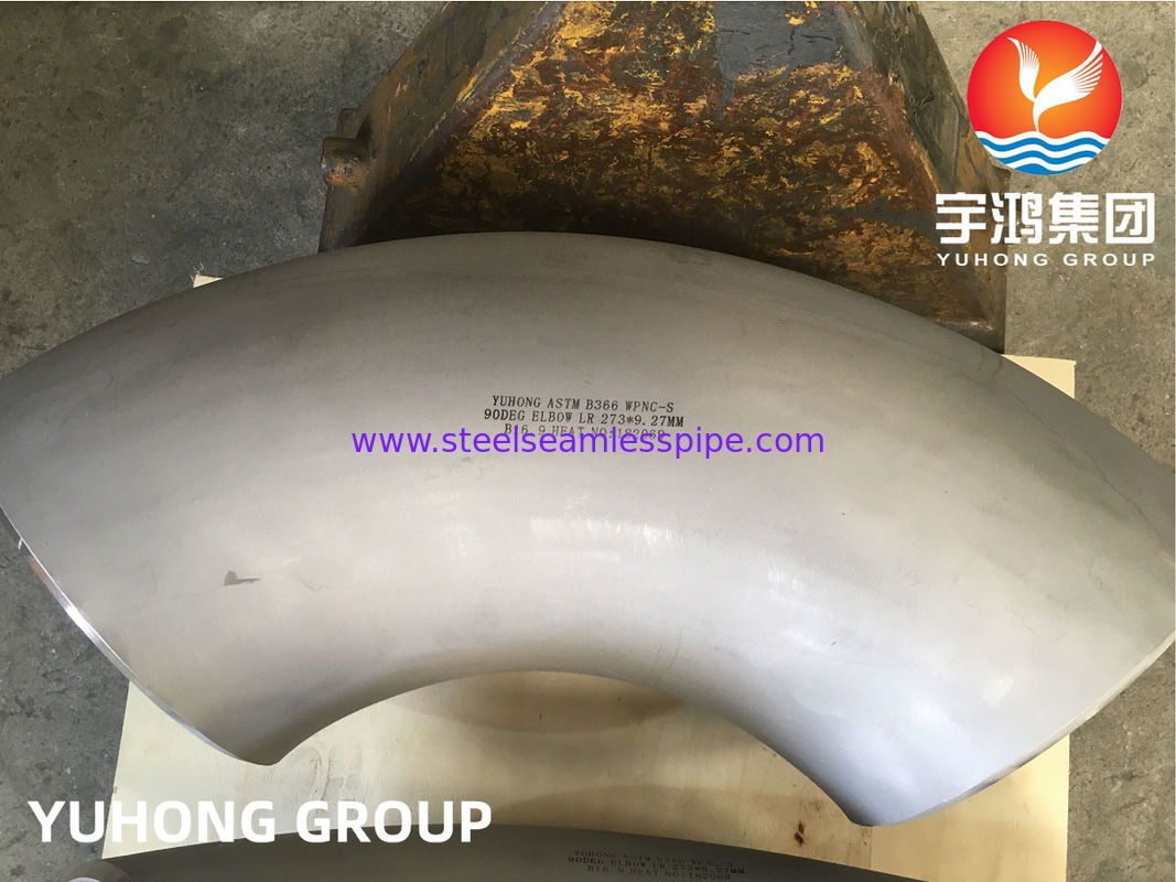ASTM B366 UNS N04400 , Monel400 Butt Weld Nickel Alloy Steel Pipe Fittings , Elbows , Reducers