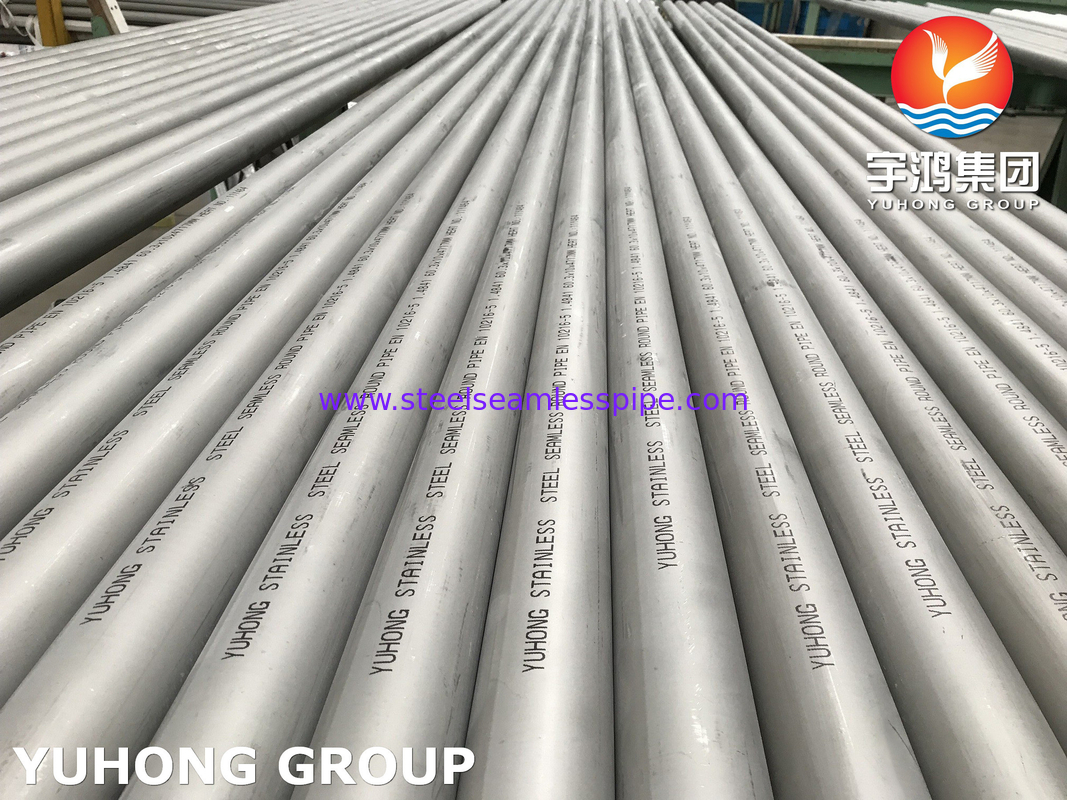 EN10216-5 1.4841 UNS S31400 / S31000 Stainless Steel Seamless Round Pipe