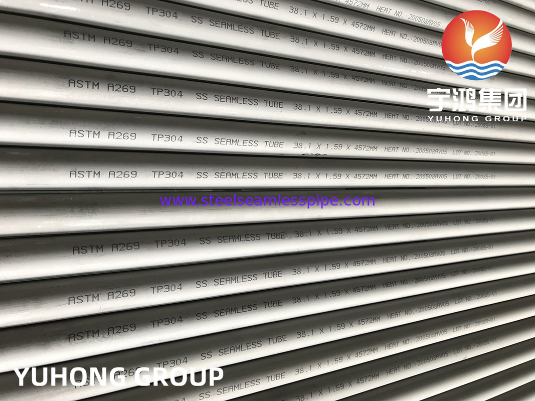 Heat Exchanger Tube, ASTM A269 TP304, 1.4301 Stainless Steel Seamless Tube For Heaters