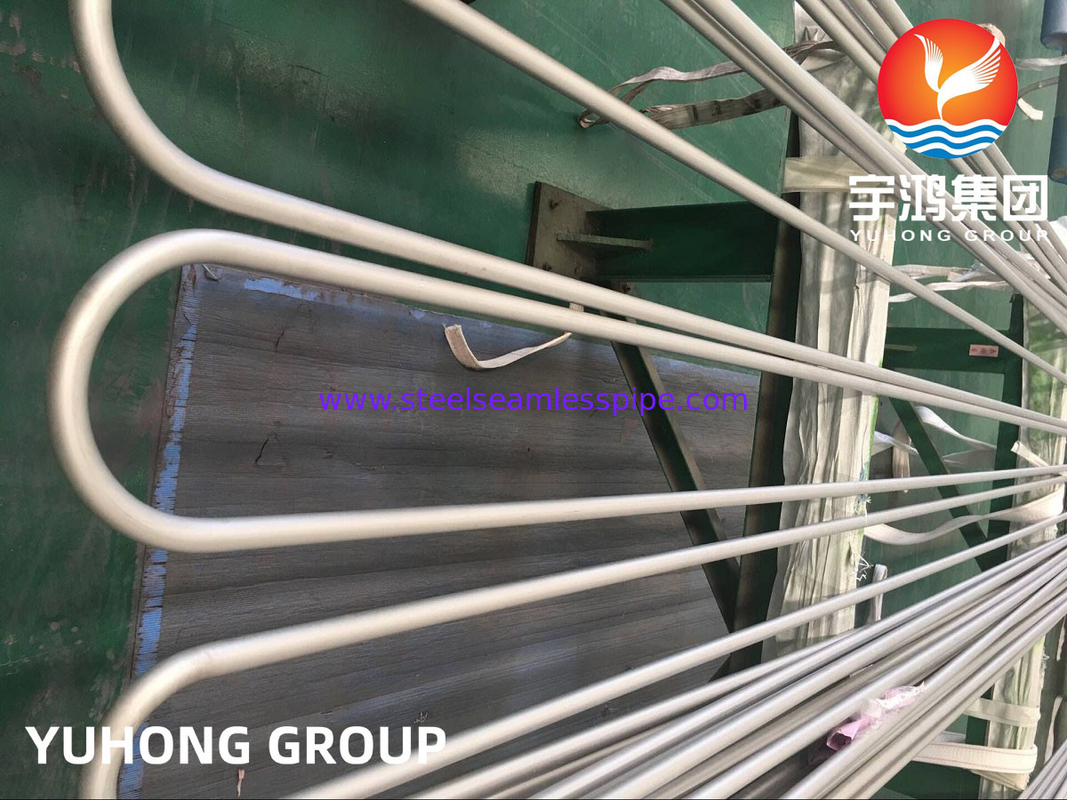 ASTM B444 Alloy 625 (UNS N06625) Seamless U Bend Tube For Heat Exchanger