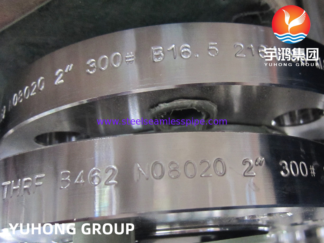 ASTM B462 UNS N08020, Alloy20 Superalloy Nickel Alloy Steel Pipe Flange ASME B16.5