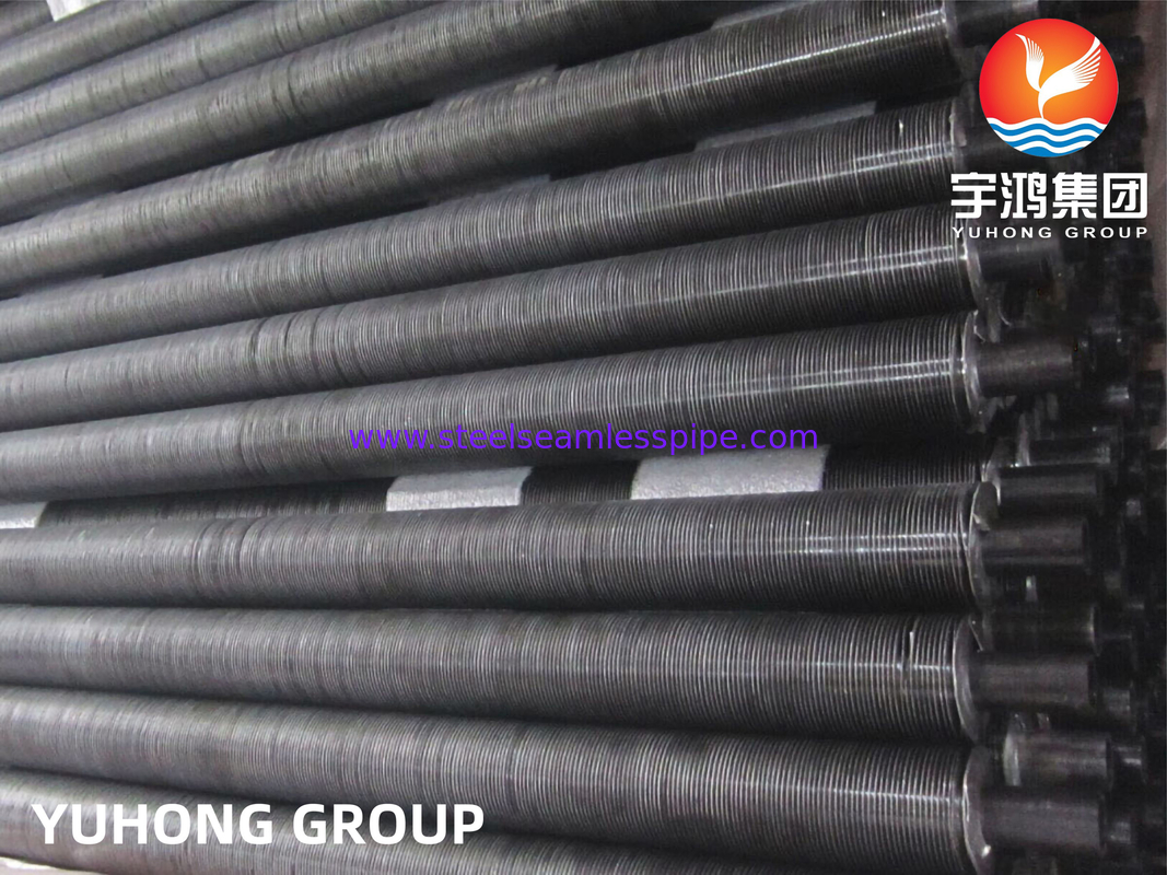 AMSE A179 Carbon Steel With Aluminium 1060 Fin Wound L Type Finned Tube For Air Cooler