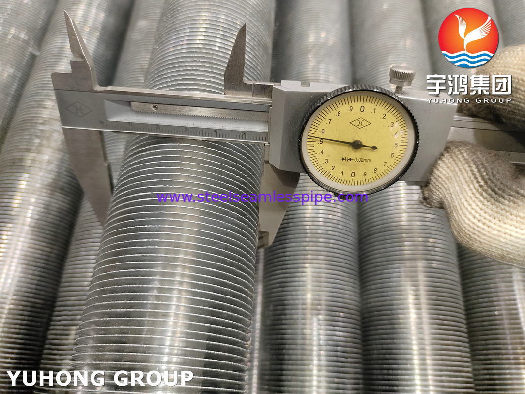 ASME SA179 Carbon Steel Extruded Finned Tube With Aluminium Fin For Air Cooler