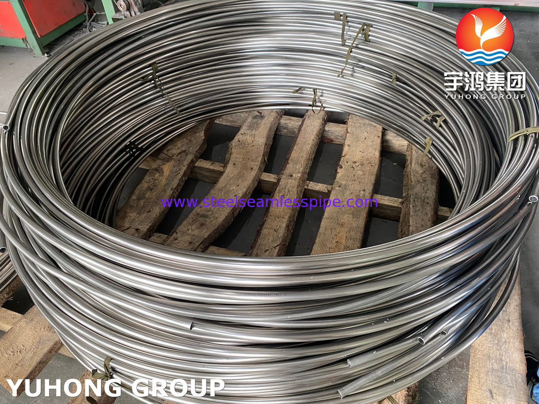 ASTM A269 TP316 (316L, TP304, TP304L, TP310S) Stainless Steel Coil Tube Bright Annealed For Oil And Gas