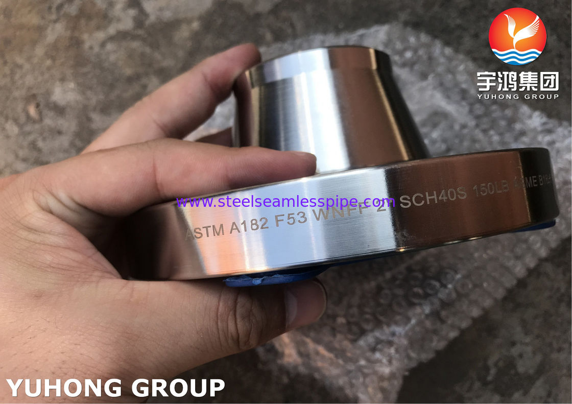 ASTM A182 F316L ASME B16.5 Stainless Steel Weld Neck RF Forged Flange For Water Treatment