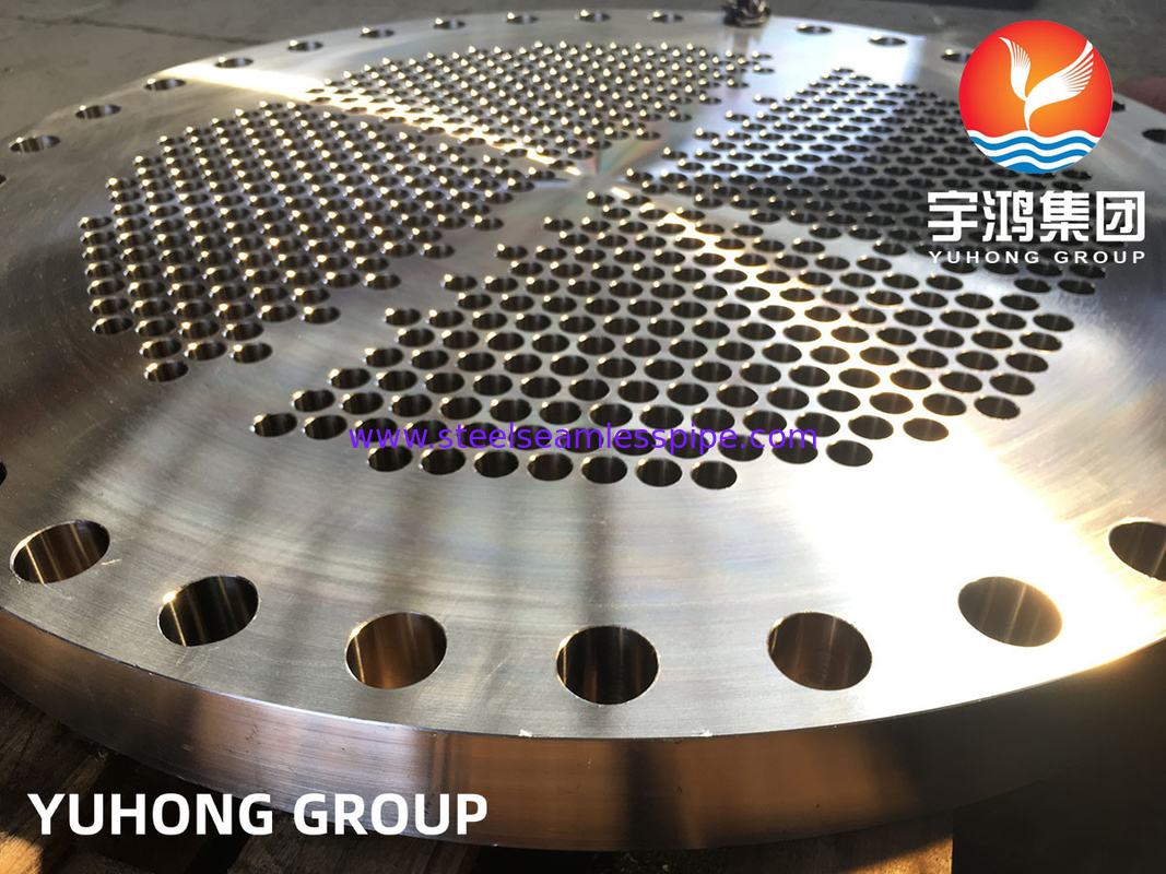 ASTEM A182 F316L Stainless Steel Tubesheet Forged For Heat Exchanger PT Availble