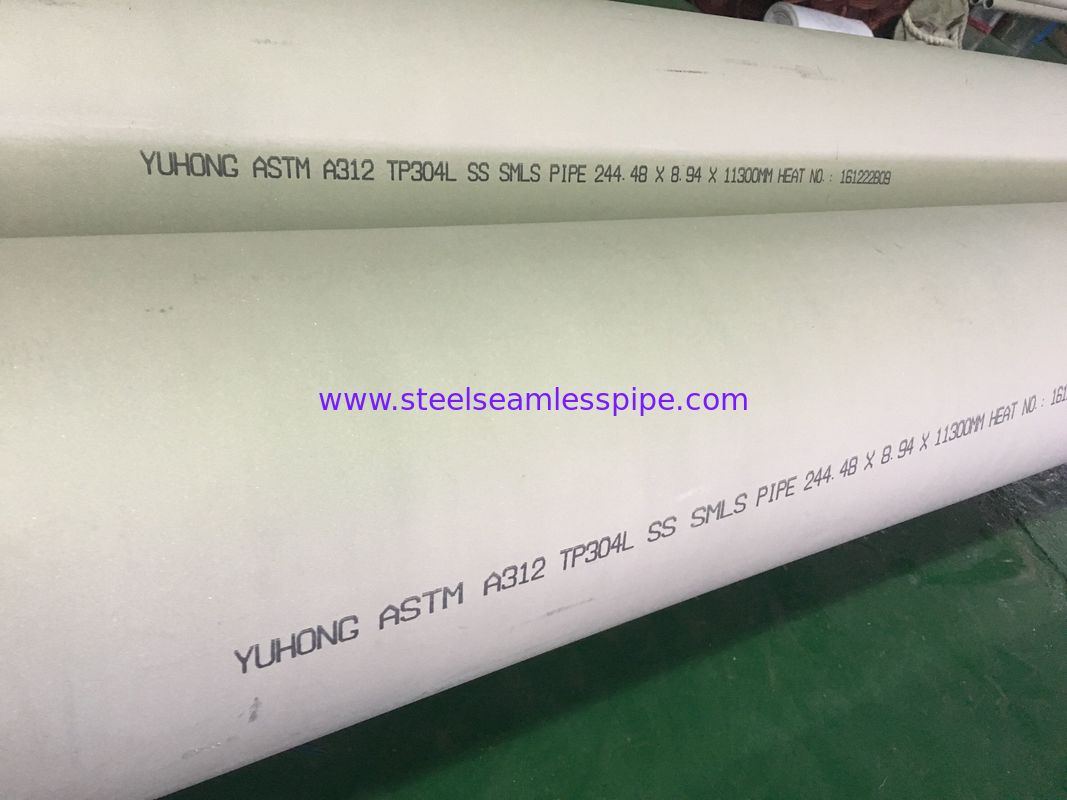 Stainless Steel Seamless Pipe, ASTM A312 TP304L/1.4301 / 1.4306 / 1/4307 ,Screen Application, Water Quenching