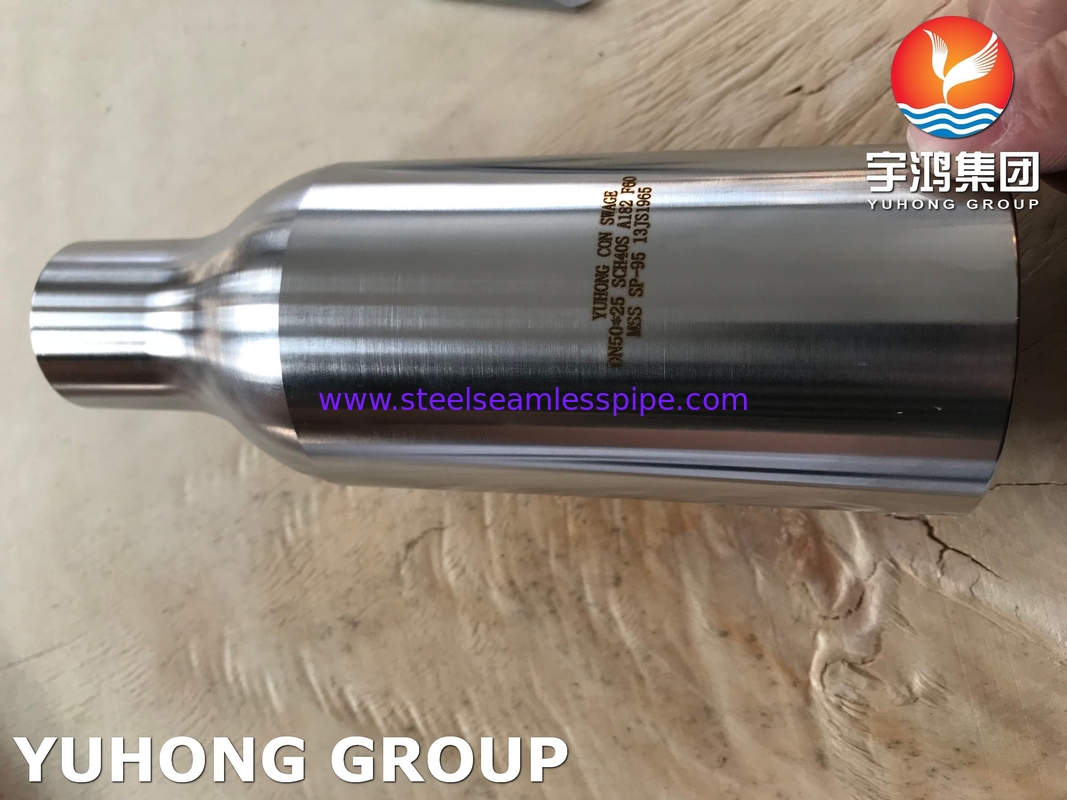 ASTM A182 F60 F304 Duplex Stainless Steel Swage Nipple Forged Fittings B16.11 MSS SP-95