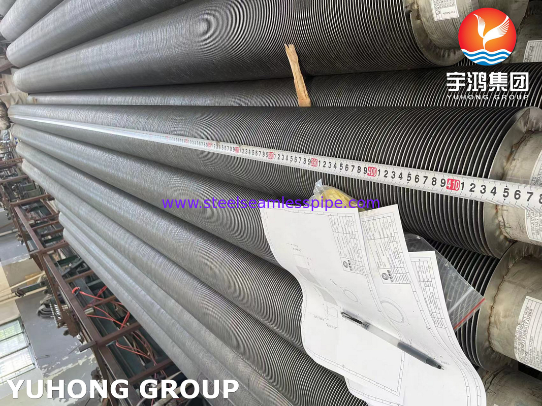 ASME SA312 TP347H Stainless Steel Seamless Pipe with 11Cr / 13Cr  Studded Tube , Pin Tube , Oil Furnace