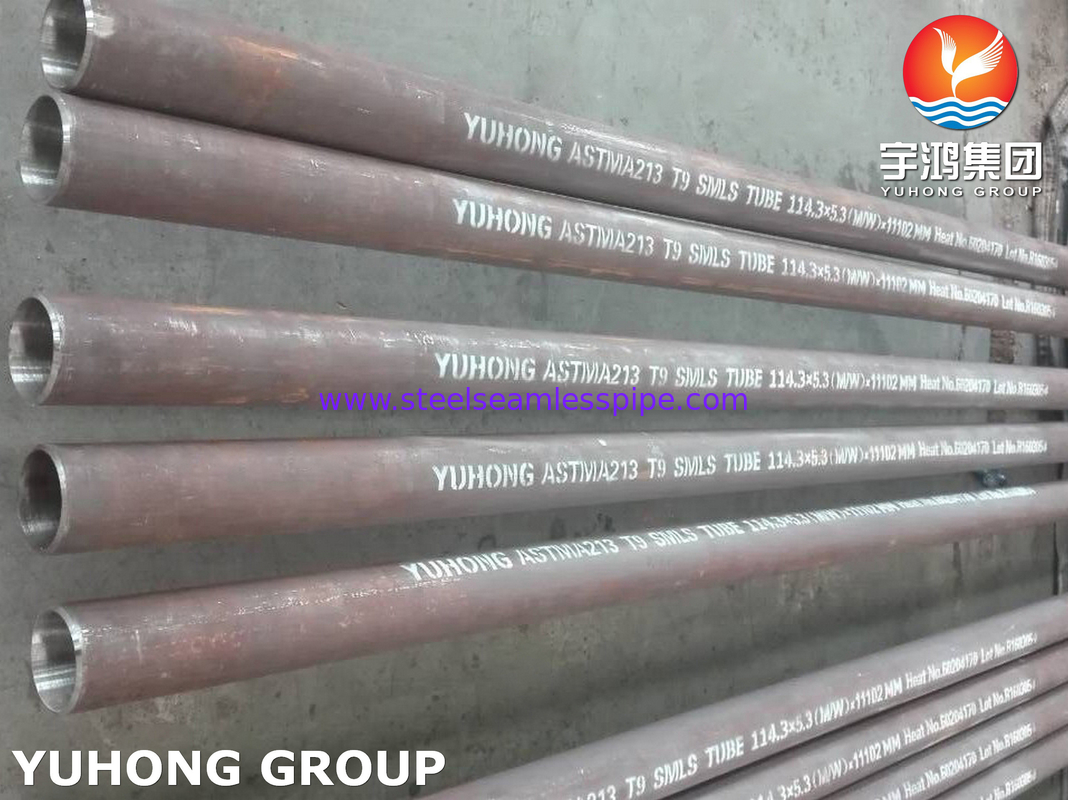 Alloy Steel Seamless Tube ASME/ASTM A213 T1,T11, T12, T2, T22, T23, T5, T9, T91, T92,1",2.11MM