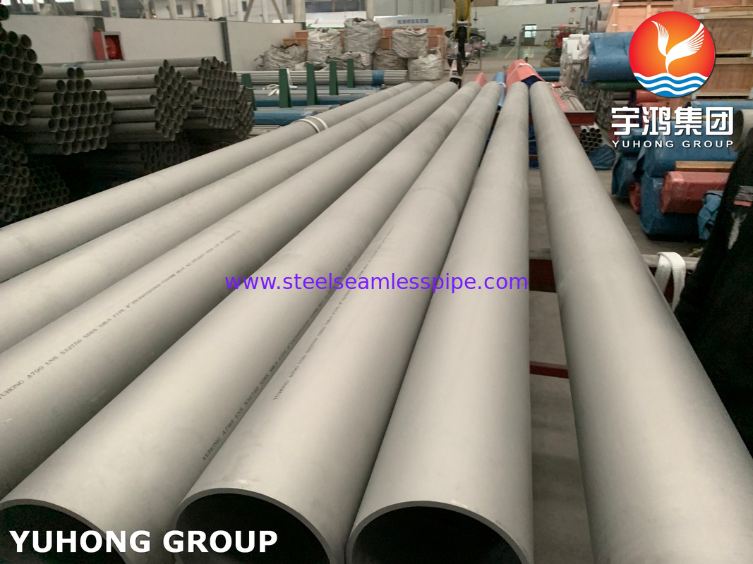 ASTM A790 UNS S32750, 1.4410 Super Duplex Stainless Steel Seamless Pipes For Waste Water Treatment
