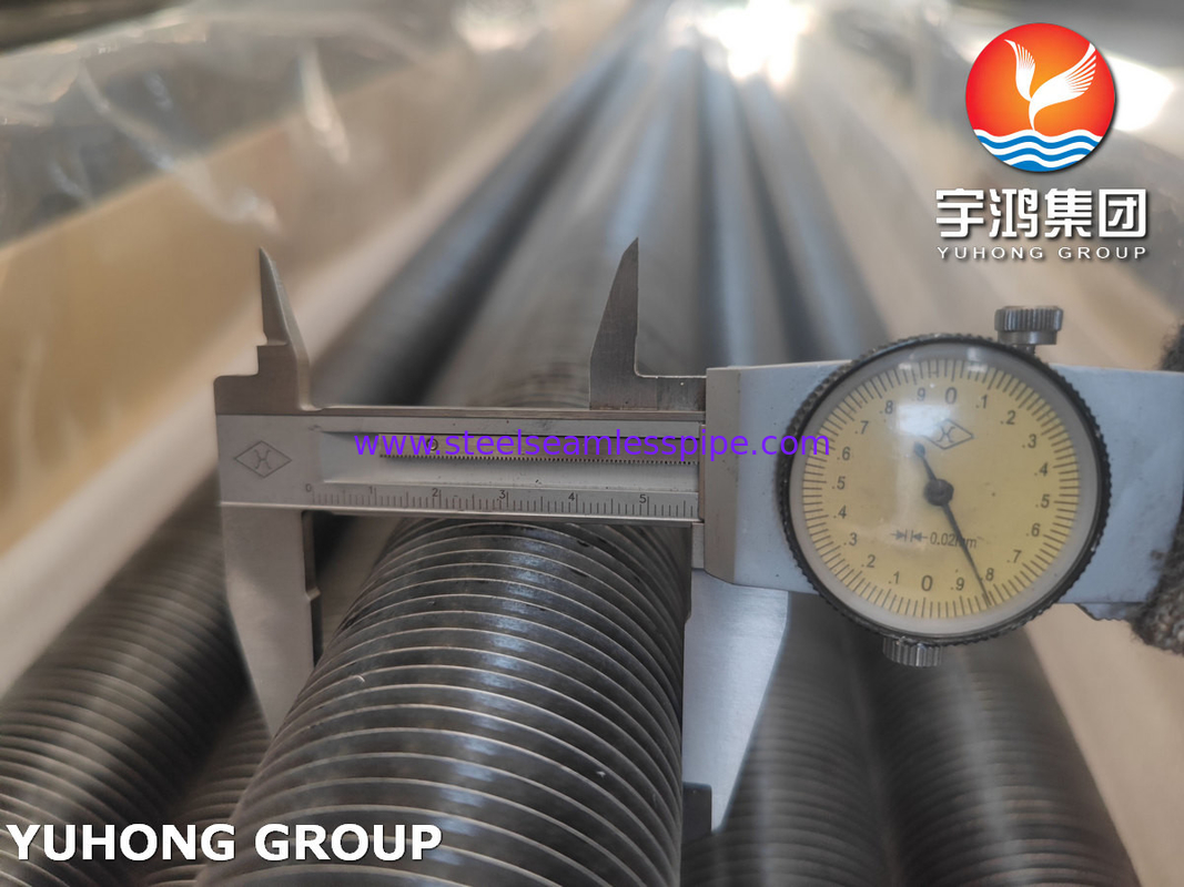 Spiral Wound Fin Tube ASTM A179 Seamless Tube L Type Finned Tube for Air Cooler