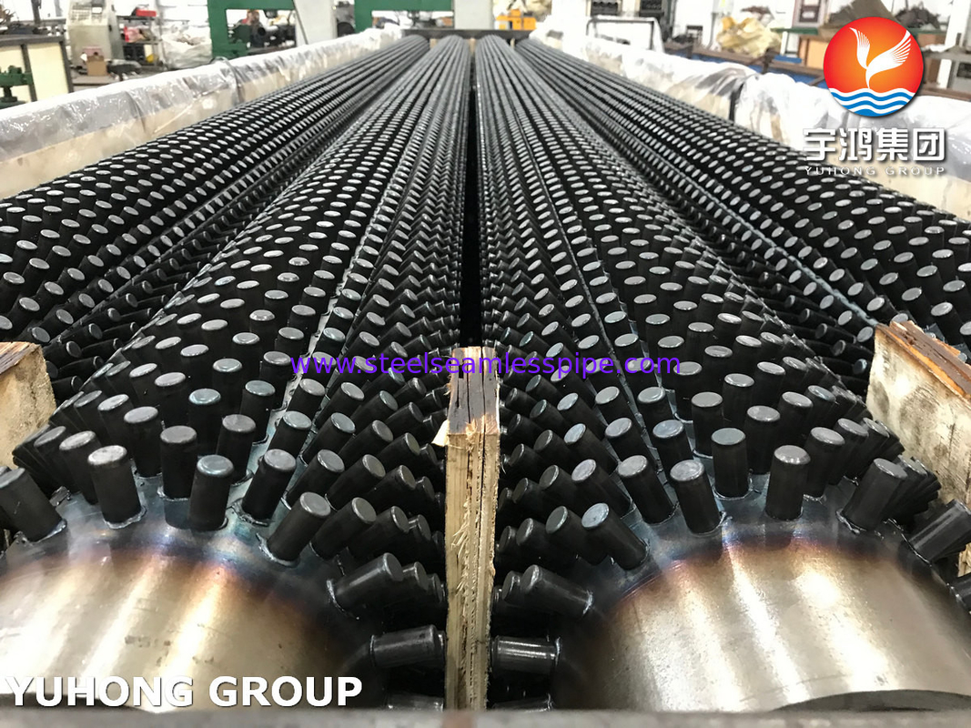 ASTM A106 Gr. B Carbon Steel Seamless Studded Tube Finned Tube for Steam Furnace