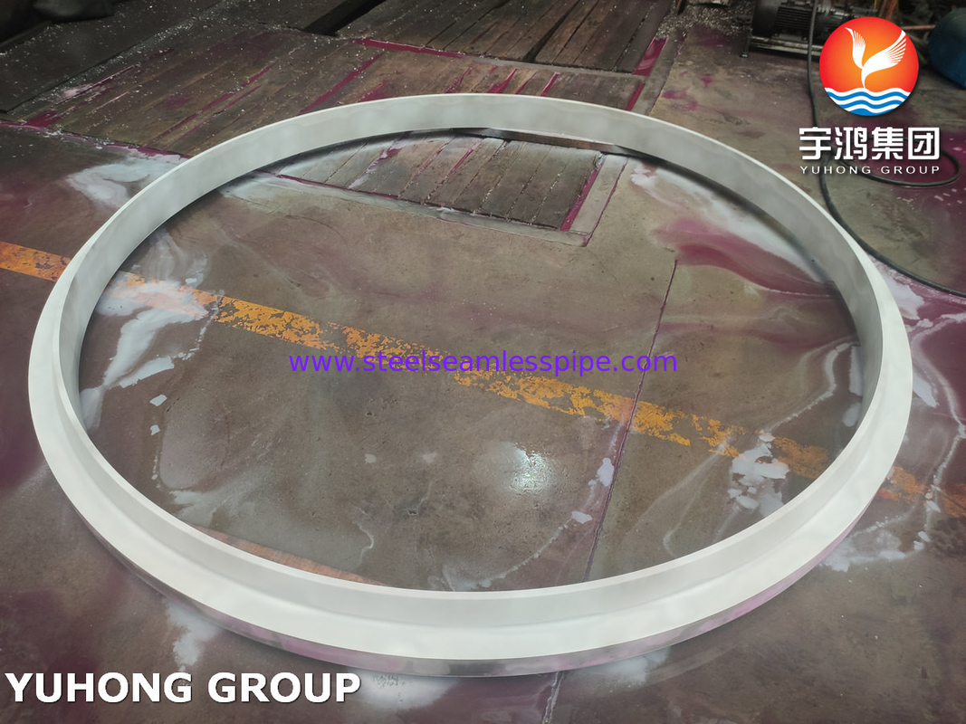 ASTM A182 F321 (UNS S32100) Forged Stainless Steel Weld Neck Flange , Raised Face
